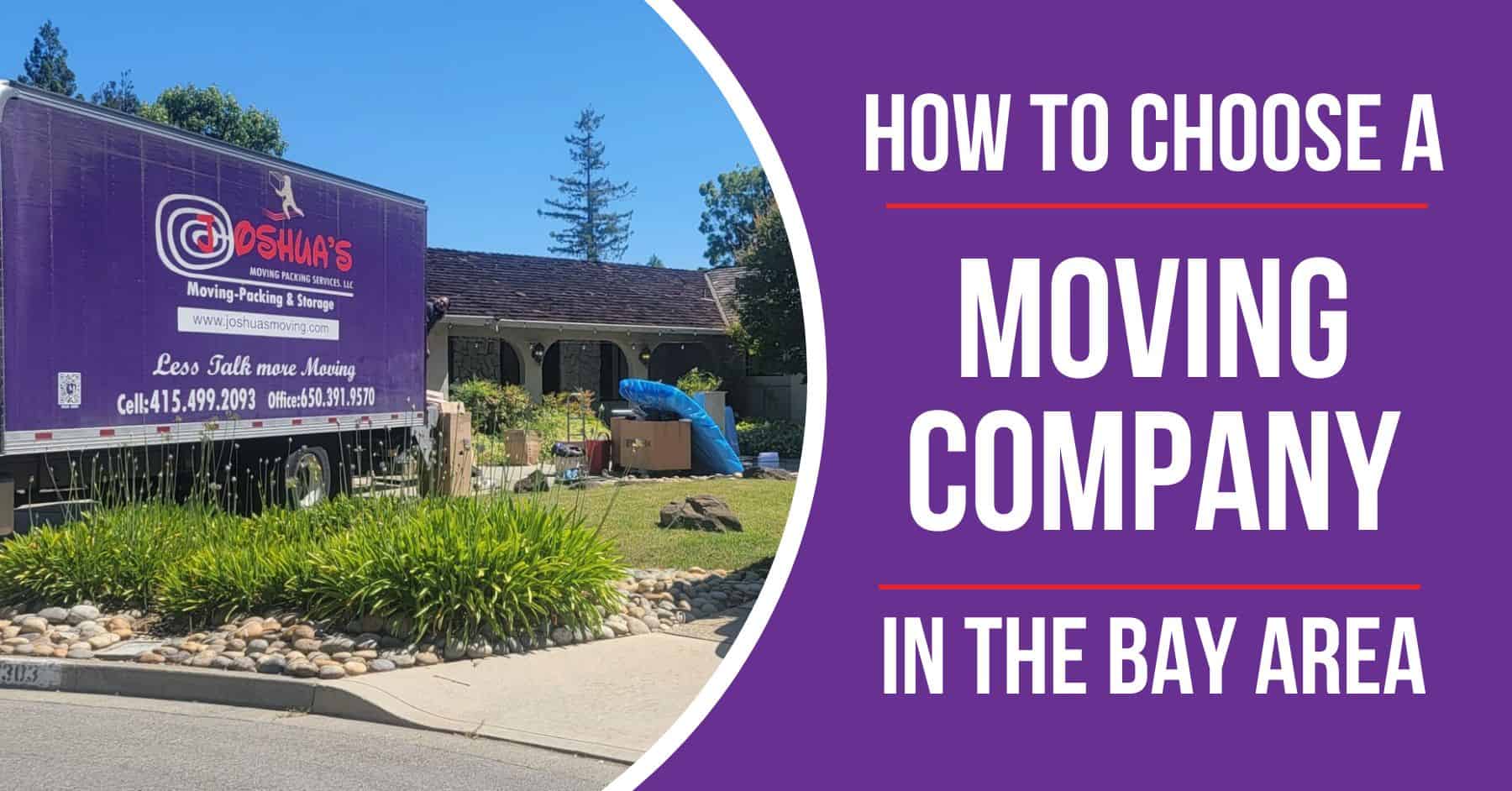 How to Choose A Moving Company in the Bay Area