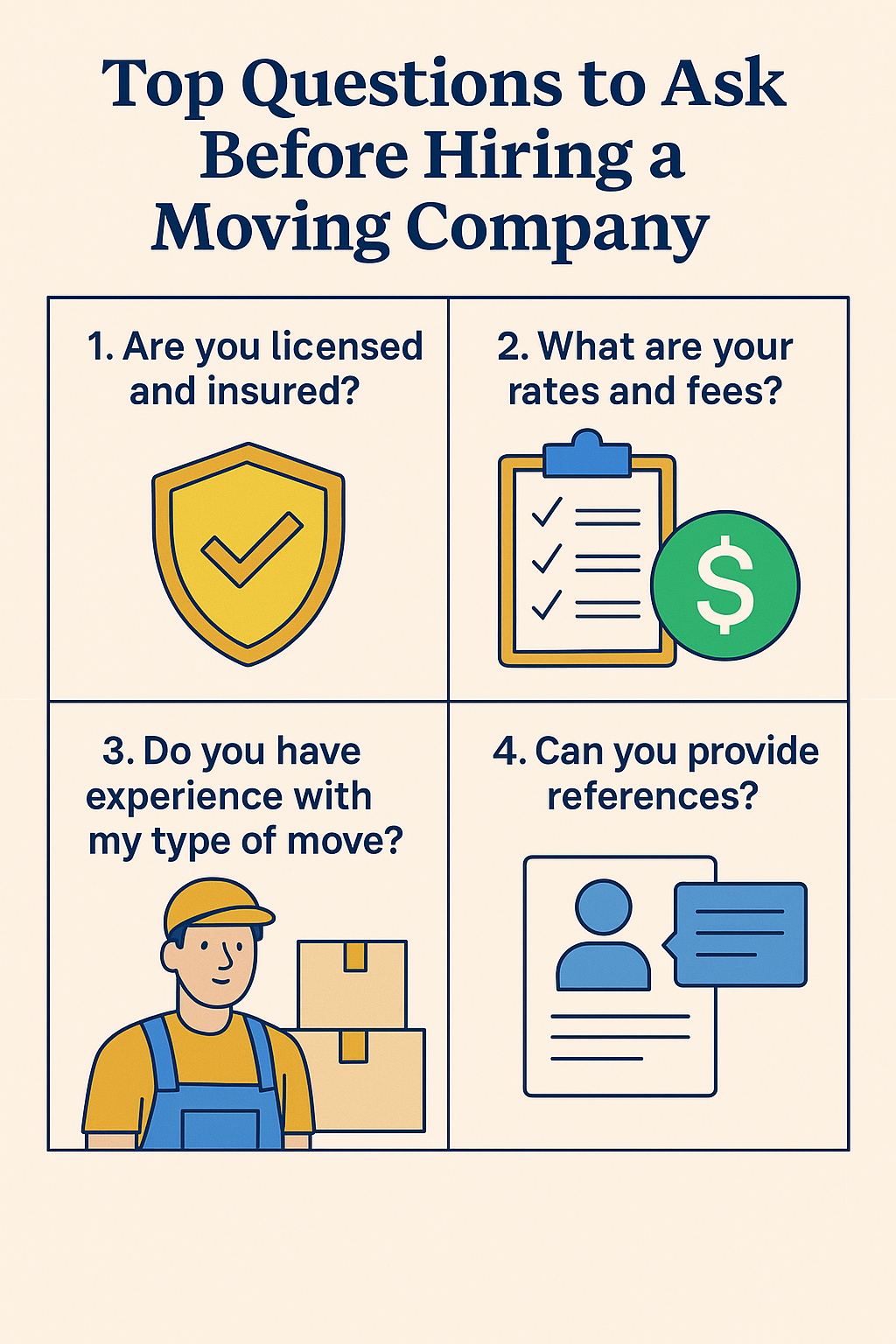 Top Questions to Ask Before Hiring a Moving Company