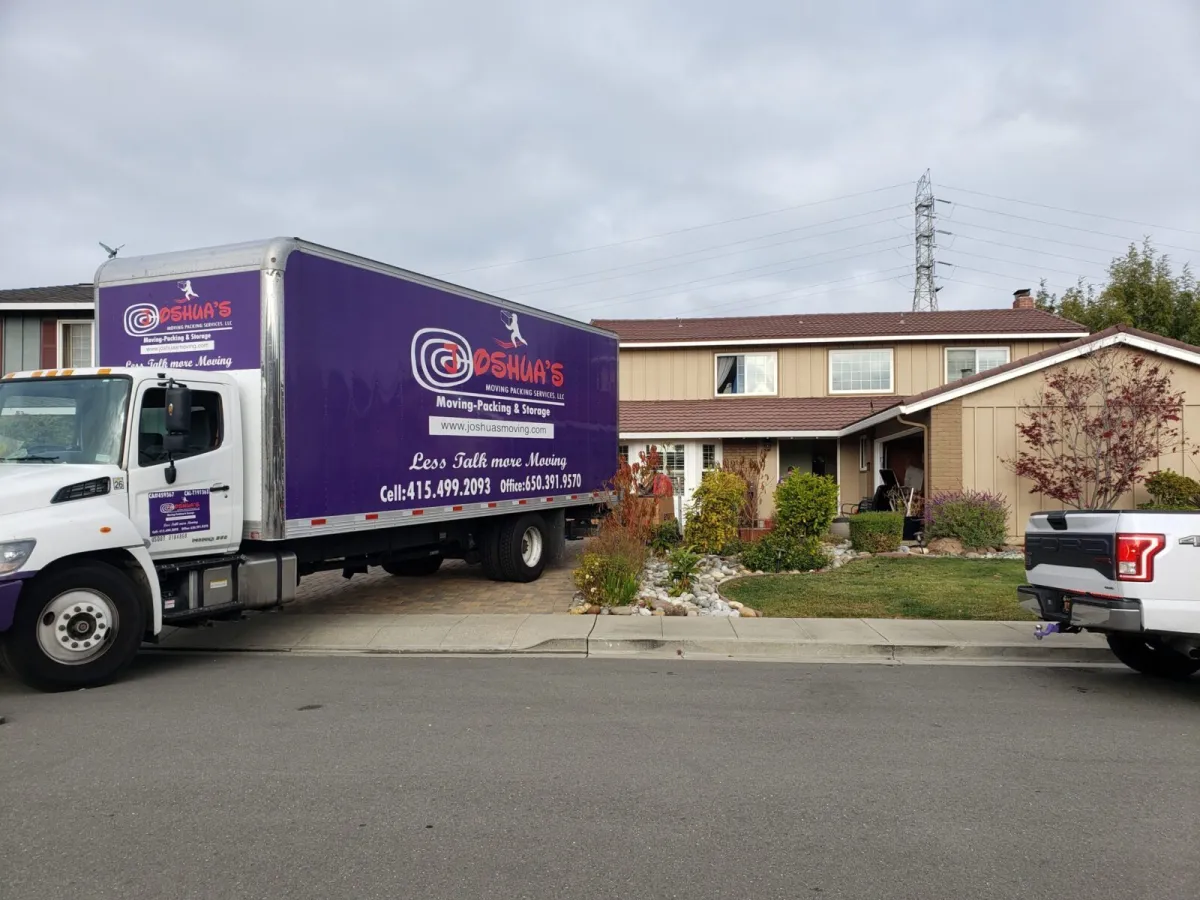 Commercial loading at a home