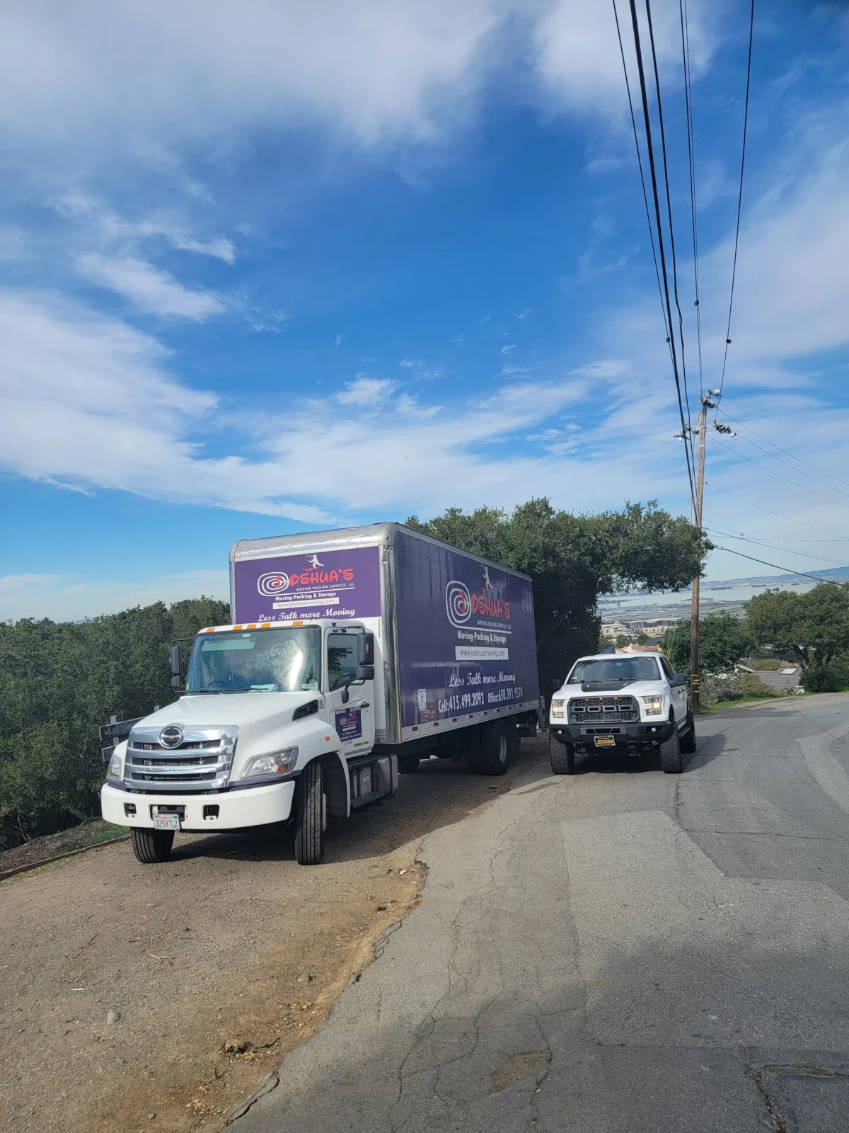 Joshua's Moving fleet trucks