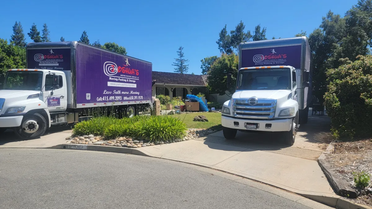 Moving truck in Palo Alto